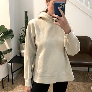 Uniqlo cream hoodie